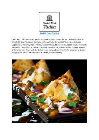 Delhi Desi Tadka-Upper Coomera