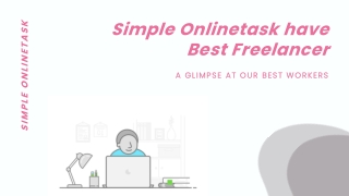 Simple Onlinetask have Best Freelancer