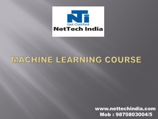 Machine Learning course Thane