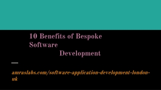 Bespoke Software Development Uk