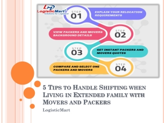 5 Tips to Handle Shifting when Living in Extended family with Movers and Packers