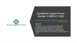 QuickBooks Support Phone Number 1 800-417-3165