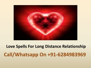 Love Spell For Long Distance Relationship