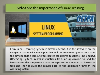 Best Linux Training Institute In Delhi