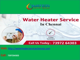 Water heater service centre in Chennai