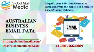 Australian Business Email data