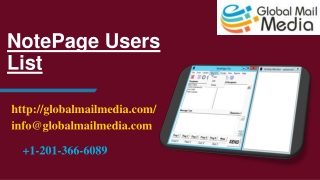 NotePage Users List