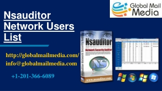 Nsauditor Network Users List