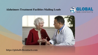 Alzheimers Treatment Facilities Mailing Leads