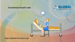 Geriatrician Email Leads