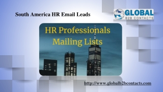 South America HR Email Leads