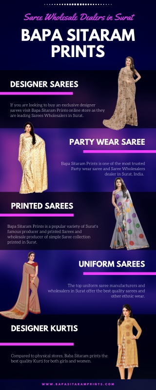 Sarees Wholesalers in Surat