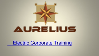 Electrical corporate training
