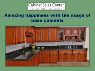 Base Cabinets for sale - Cabinet Sales Center