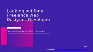 India Freelance Webdesigner - Freelance Web Designer India