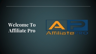 Affiliate Marketing Management Software