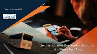 The Best Charter Bus Rental Duluth Is Just a Phone Call Away