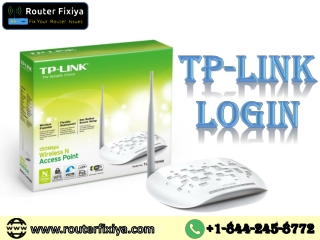 Follow these steps to Login Tp Link Router @ 1-844-245-8772