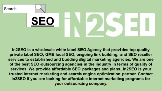 SEO Outsourcing - In2SEO