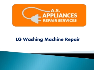 LG Washing Machine Repair