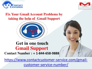 Fix Your Gmail Account Problems by taking the help of Gmail Support