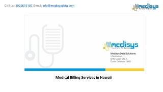 Medical Billing Services in Hawaii