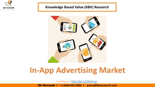 In-App Advertising Market Size- KBV Research