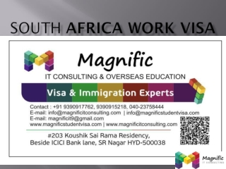 South Africa work visa consultancy in Hyderabad