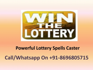 Powerful Lottery Spells Caster