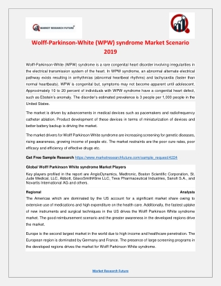 Wolff Parkinson White Syndrome Market 2019