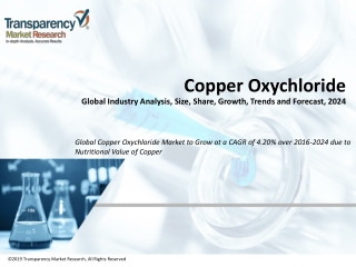 Copper Oxychloride Market Analysis, Segments, Growth and Value Chain 2024