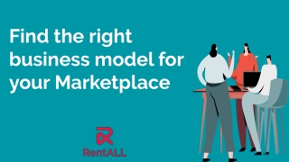 Find the right business model for your marketplace