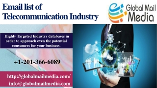 Email list of Telecommunication Industry