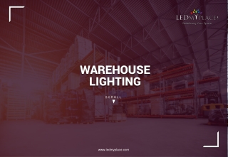 Upgrade Your Warehouse Lighting With LED High Bay Lights