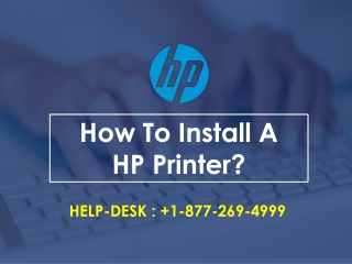 How to install hp printer?