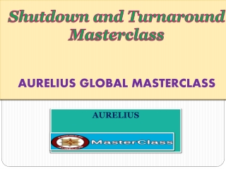 Shutdown and Turnaround Training Masterclass