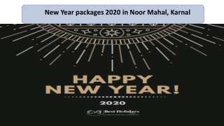 New Year packages 2020 in Karnal | New Year Packages 2020 near Delhi