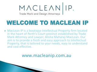 How much a Design Lawyer Fee in Australia: Maclean IP