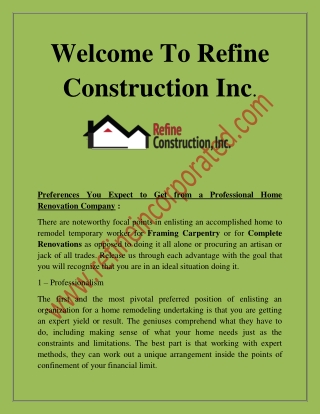 Kitchen Renovation, Cabinet Refinishing - refineincorporated.com