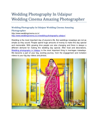 Wedding Photography In Udaipur Wedding Cinema Amazing Photographer
