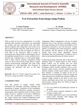 Text Extraction from Image using Python
