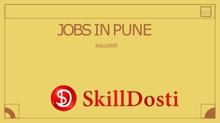 JOBS IN PUNE