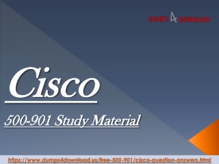 Cisco 500-901 Practice Test Questions - 500-901 Exam Study Material