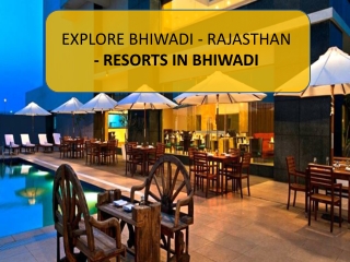 Luxury Resorts in Bhiwadi | Corporate Day Outing in Bhiwadi