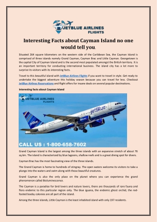 Interesting Facts about Cayman Island no one would tell you