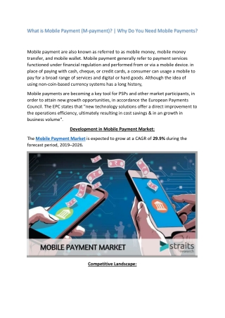 Are You Embarrassed By Your Mobile Payment Market Skills? Here's What To Do..