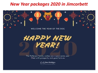 New Year package near Delhi | New Year packages 2020 in Jimcorbett