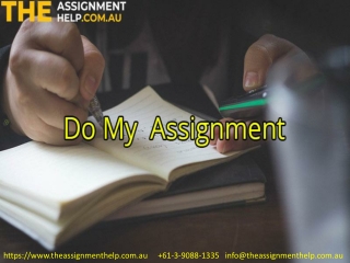 Do My Assignment