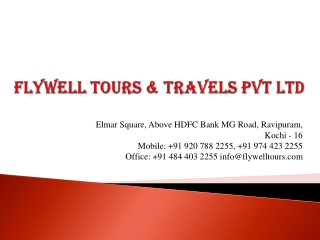 Top Kerala Tour Operator | Inbound & Outbound Tour Packages | Visa Services