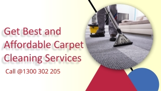 Get Best and Affordable Carpet Cleaning Services